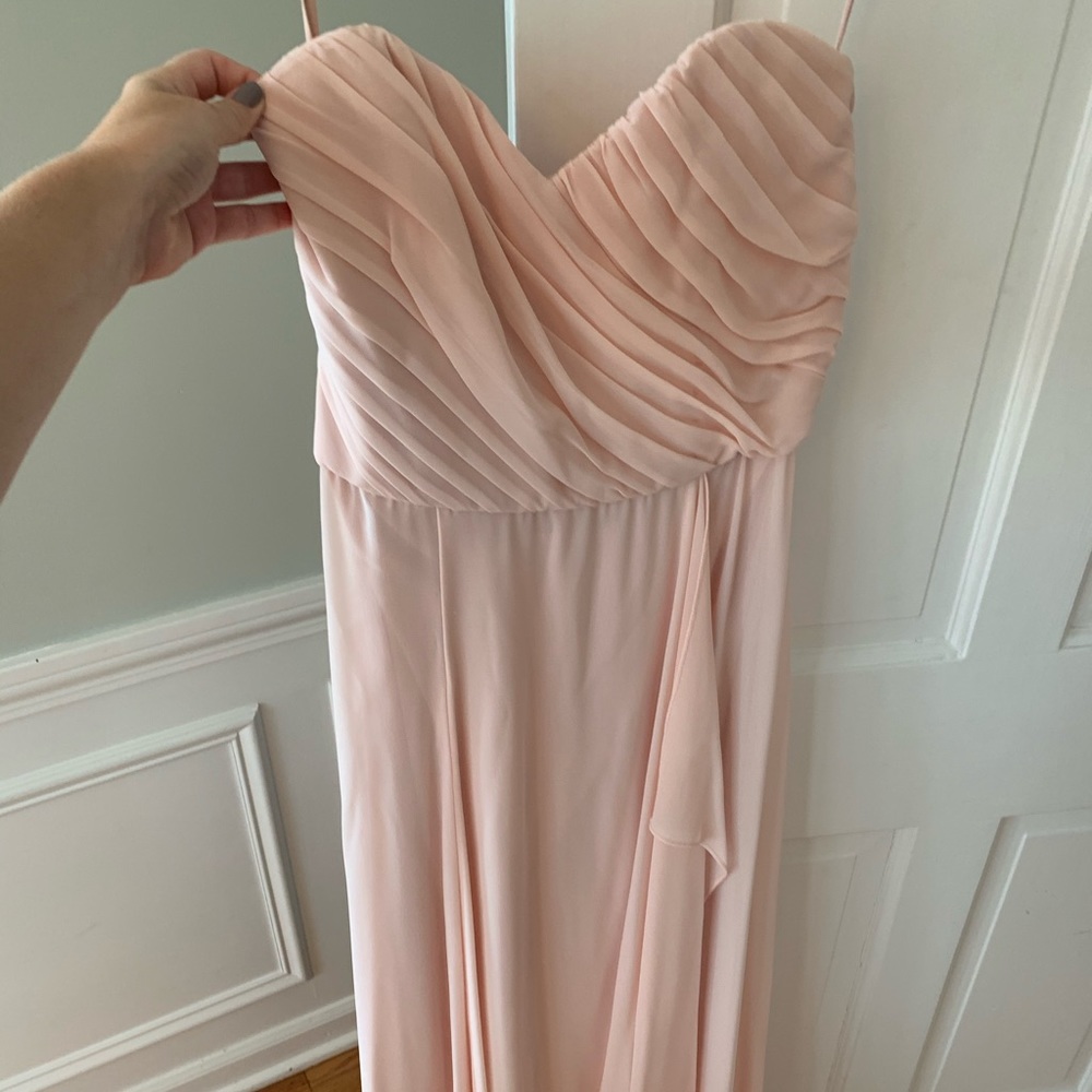 Amsale Blush Jaycie Dress